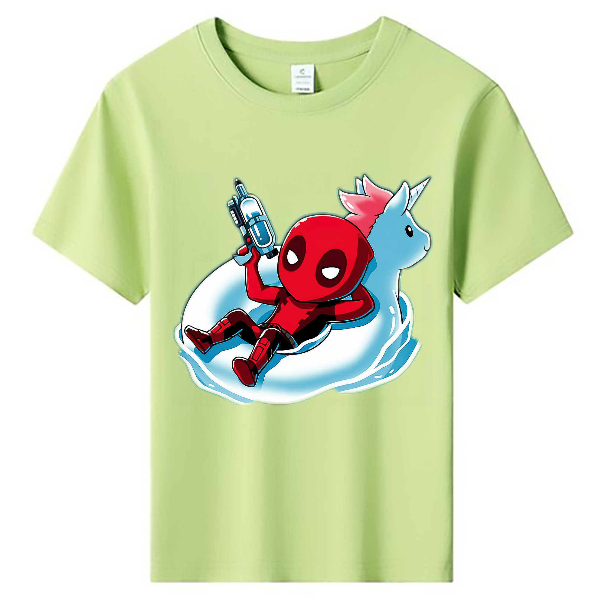 （画像用） Deadpool デッドプール 綿100％キッズTシャツ（フロントプリント）